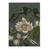 Hand Tufted Wool Floral Area Rug