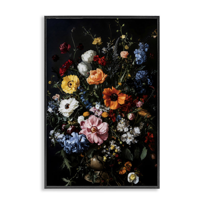 Giclée encadrée, opaque foncé, design by Creative Studio, H 18 po x l 12 po, Giclée encadrée noir minuit
