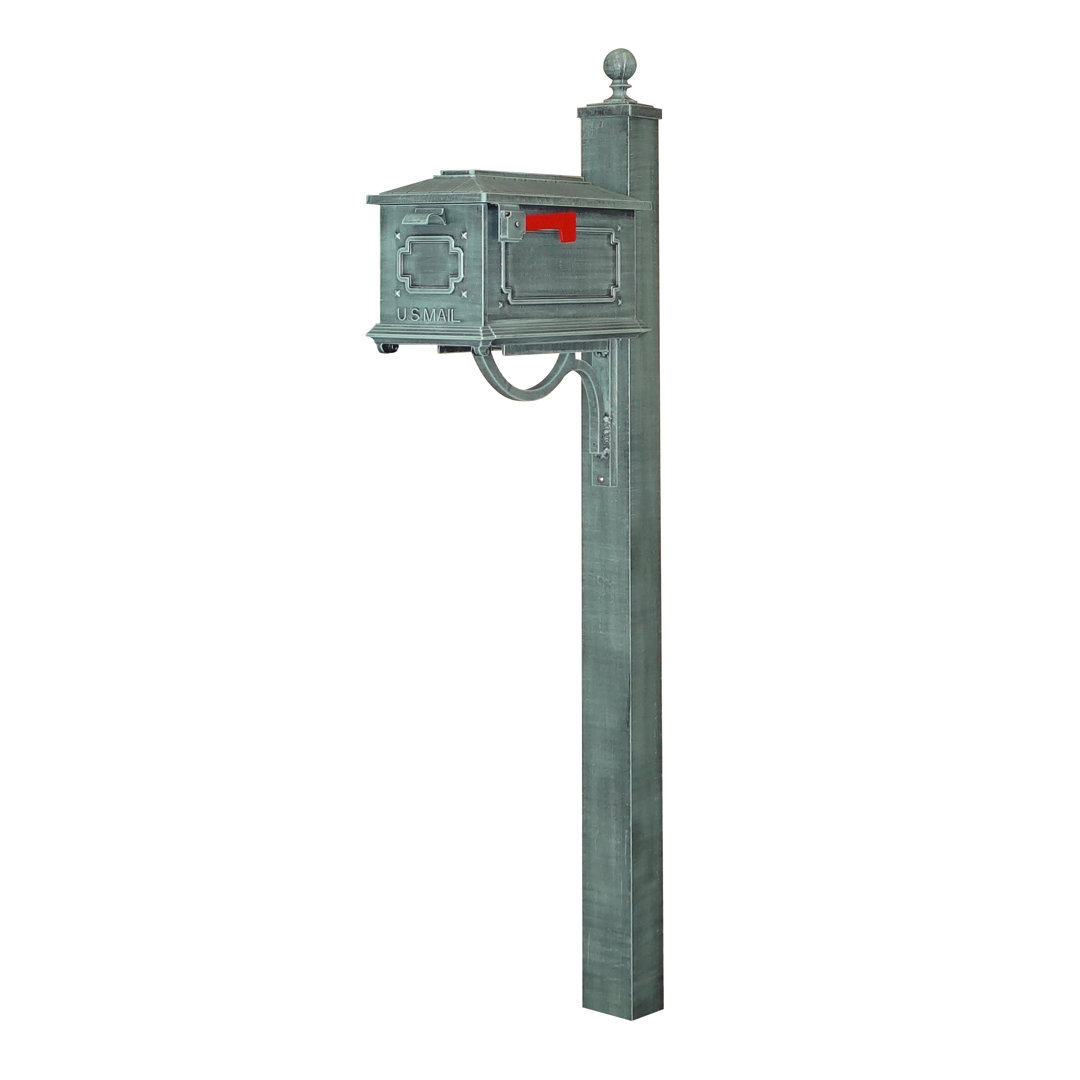 Kingston Aluminum Post Mounted Mailbox Special Lite Products 