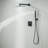 Cube 2-Function Thermostatic Complete Shower Faucet Set-134155022