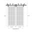 Portes coulissantes de grange coulissantes pour garde-robe | Ego 5006 | Ensemble de quincaillerie Modern Rails | Portes de garde-robe de chambre en bois massif-99700223-99700204