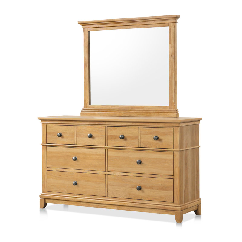 Ensemble de chambre à coucher 5 pièces Earleene, Cinq pièces : Lit, 2 tables de chevet, commode, m, Lit simple