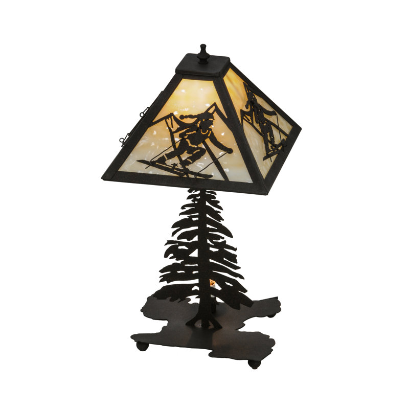 Rustic Lodge Table Lamp
