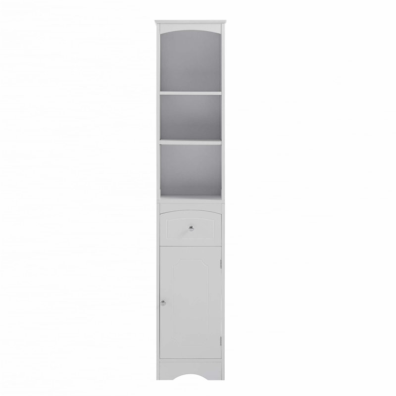 Tall Bathroom Cabinet, White