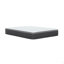 Peluche 10 po Matelas hybride à ressorts ensachés dans une boîte, matelas en mousse viscoélastique gélifiée pour un sommeil confortable, blanc / gris-52882884-52882882