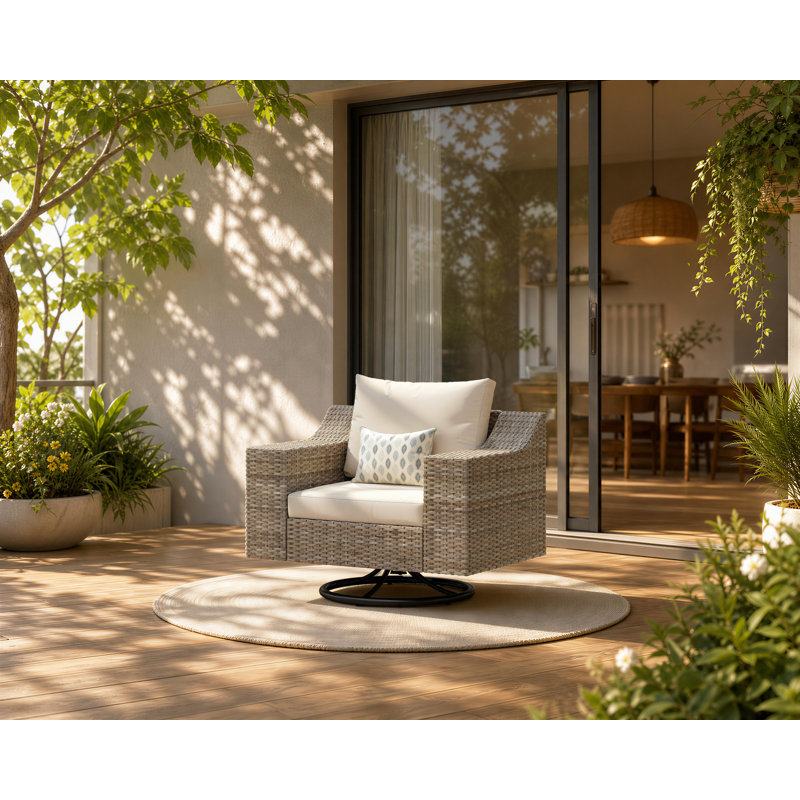 Chaise berçante pivotante à 360 ° Chayenne