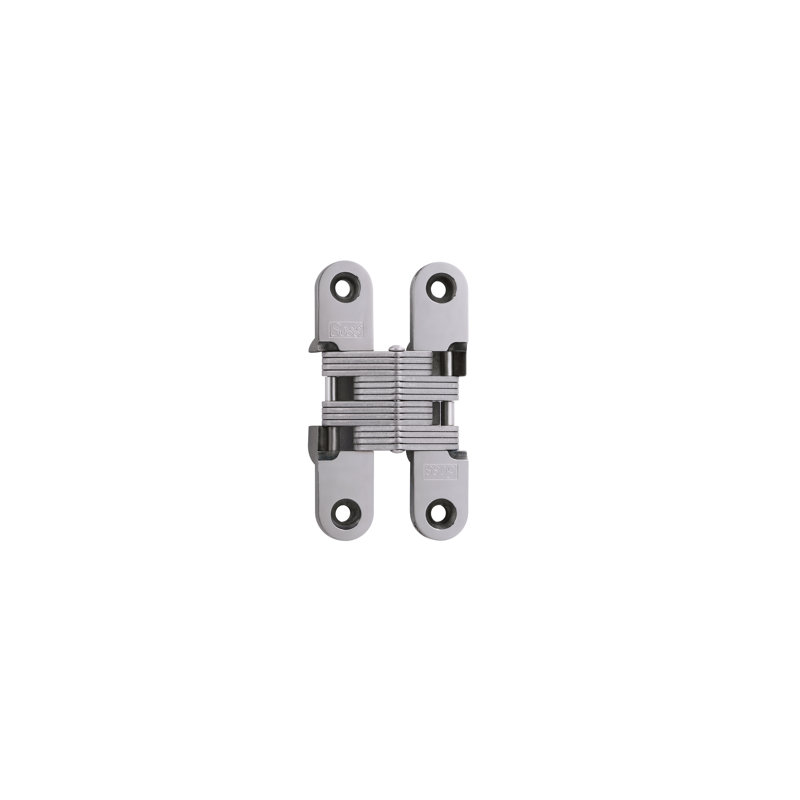 Soss modèle 212 pour portes de 1 1/8 po d'épaisseur, Acier inoxydable brillant