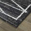 Tapis noir à motif géométrique Kunkle-1641727088