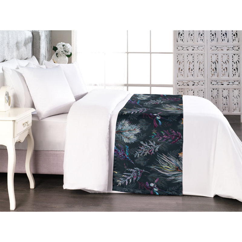 Foulard de lit Ambesonne Boho Forest, Très grand lit