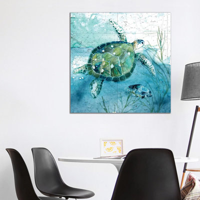 « Island Swim I » par Carol Robinson, reproduction d’art