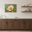 Reproduction d'art encadrée, "Scrambled Eggs" par Sunny Kitchen Morning Mood-833902588