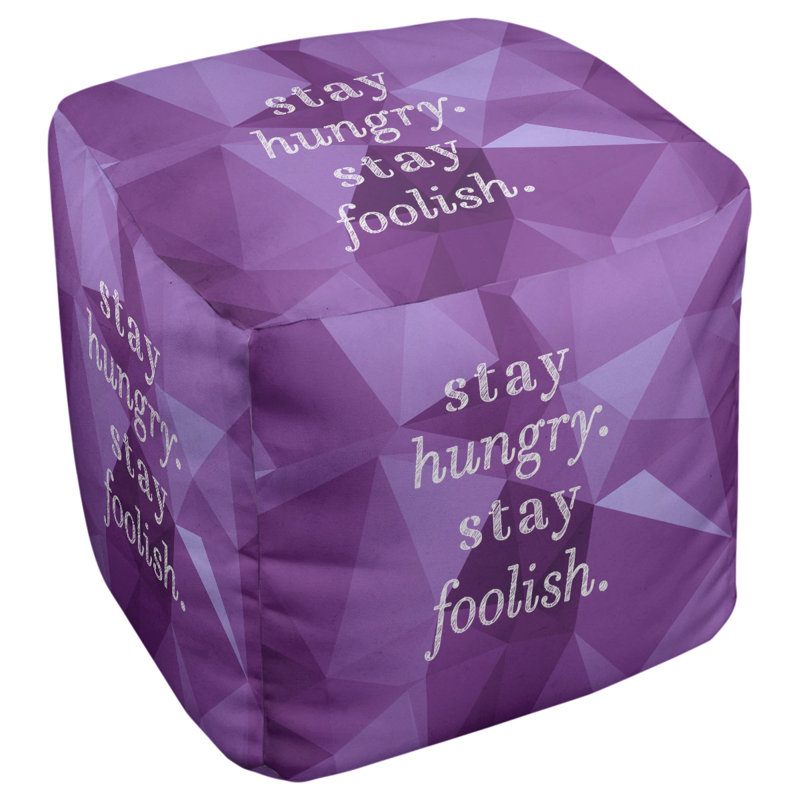 Repose-pieds cube, Améthyste