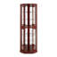 6 Shelf Corner Curio Display Cabinet With Lights, Mirrors And Adjustable Shelves(E26 Light Bulb Not Included)-125123309