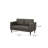 Jordy 54.5'' Faux Leather Loveseat-287458529