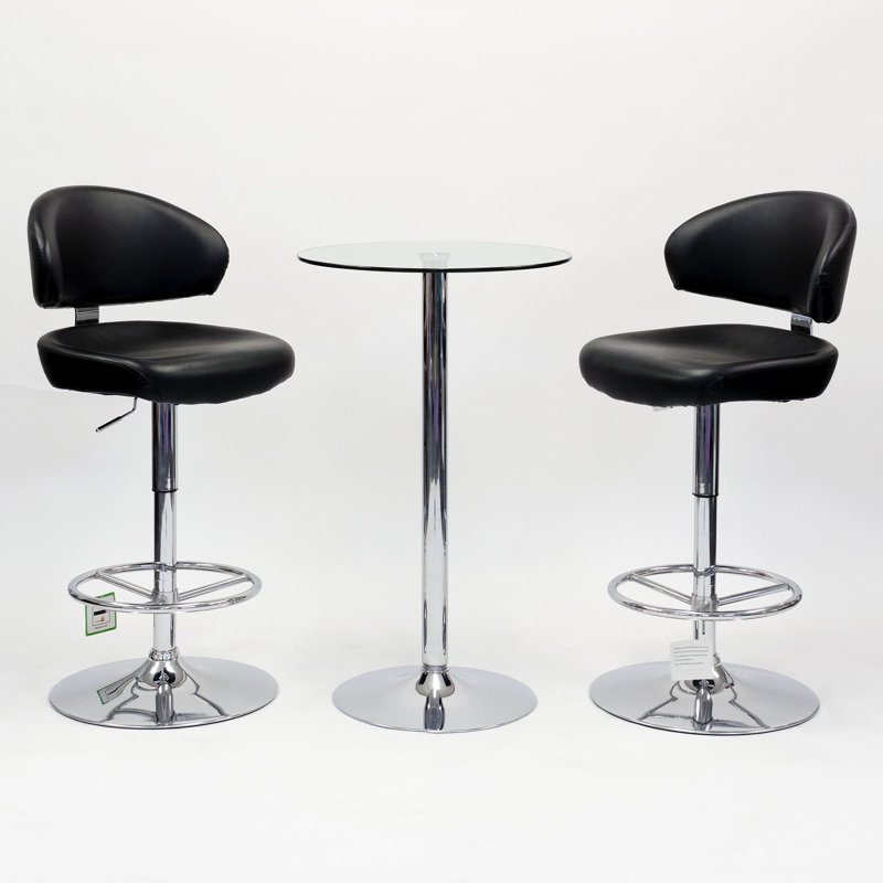 Emerson 2 - Person Dining Set, Black