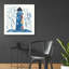 «Nautical Collage II» par Courtney Prahl, art mural en verre acrylique-557290911