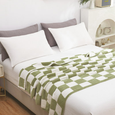 Checkered Throw Blanket