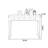 White Solid Wood Rectangular Console Table-1926288835