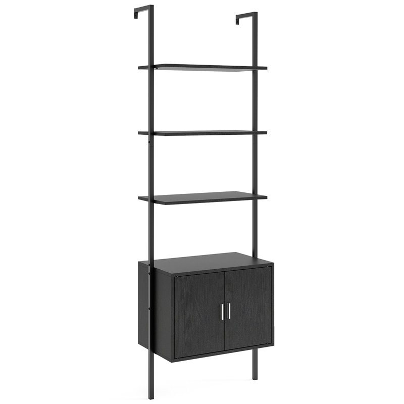 184cm H x 60cm W Metal Ladder Bookcase
