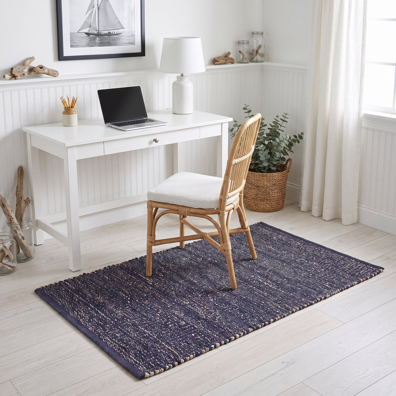 Tapis campagnard en jute et coton Colston, Rectangulaire 3 pi x 5 pi