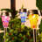 Sliver Low Voltage Solar Powered Integrated LED Metal Pathway Light Pack