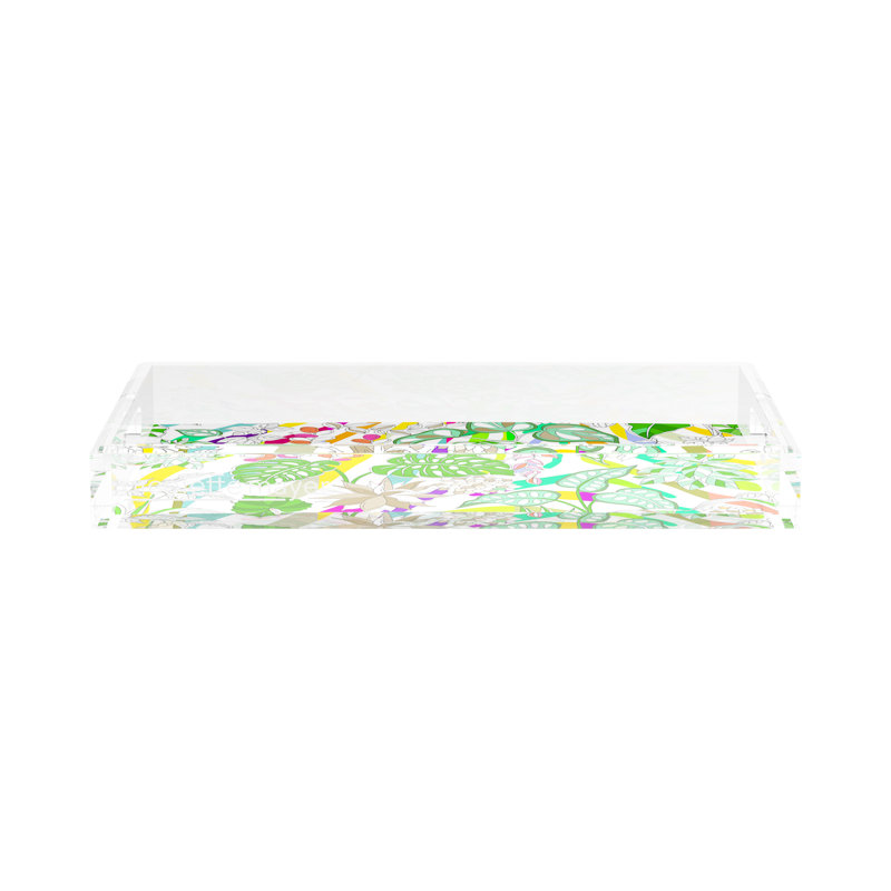 Plateau décoratif Sabi Jungle, L 17 po x P 10,5 po x H 2 po