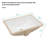 White Ceramic Undermount Bathroom Sink With Overflow, 21.5" X 15", Rectangular | Gift Idea