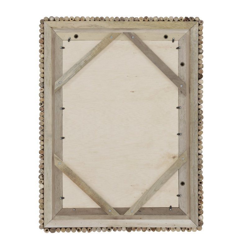 Murphy Solid Wood Flat Mirror, 120cm H x 90cm W x 15cm D