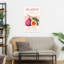 Art mural rétro de fruits rouges-673177900