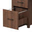 Bureau de direction Sutton Farmhouse avec huche, station de charge, 2 portes de grange coulissantes et 5 tiroirs-129452186