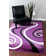 Tapis mauve à motif abstrait Frampton Cotterell