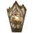 Rustic Lodge Flush Mounted Sconce