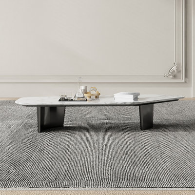 Modern simple marble coffee table