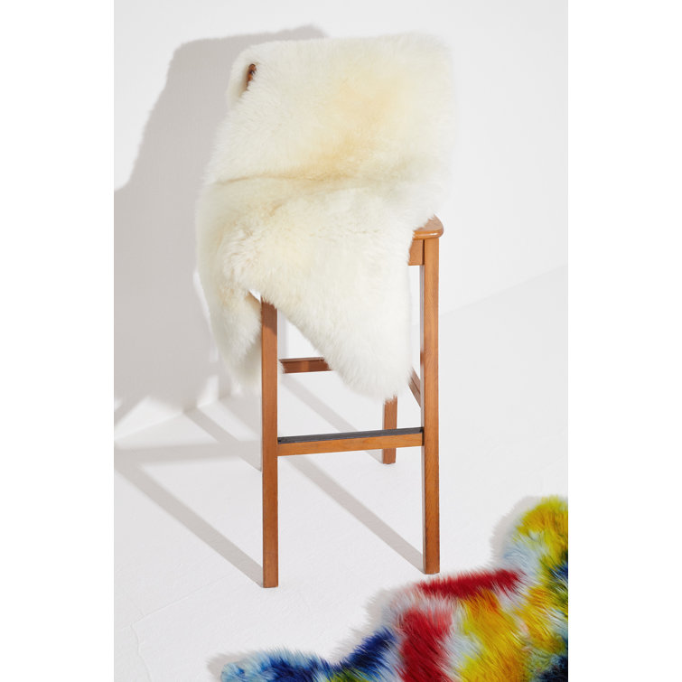Dwana Solid Colour Sheepskin Area Rug