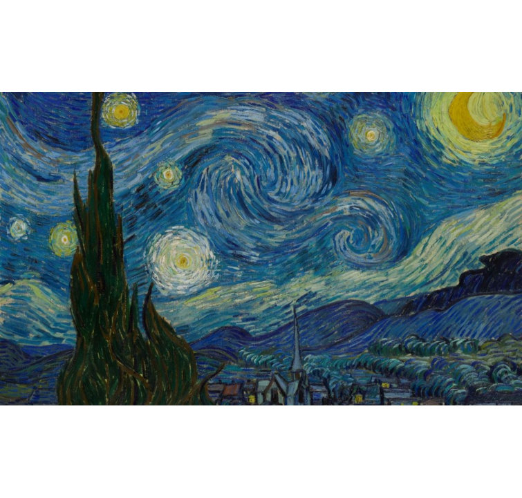 Mirrorstone The Starry Night Picture Infrared Wi-Fi + Remote Flat ...