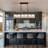 Demeko 6 - Light Dimmable Kitchen Island Pendant Square / Rectangle Chandelier