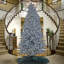 Silver Fir Christmas Tree with LED Lights-67403576