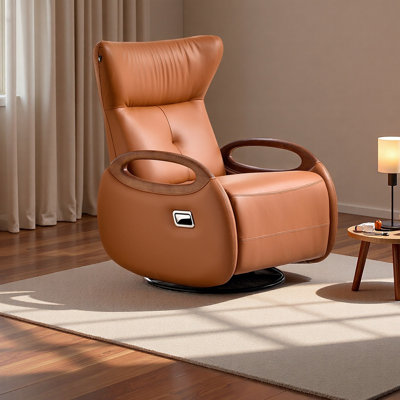 Fauteuil inclinable ergonomique en similicuir