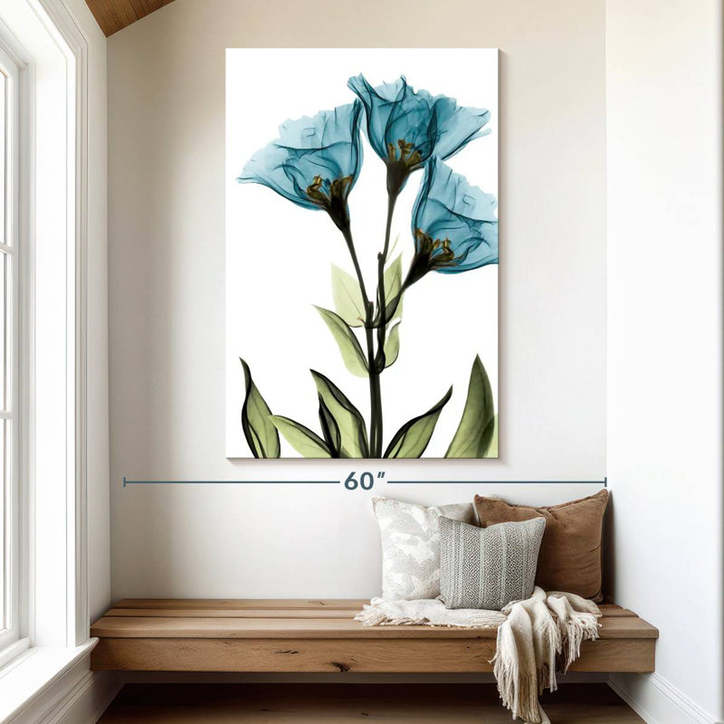 Harnek Gentian, 51" H x 34" W