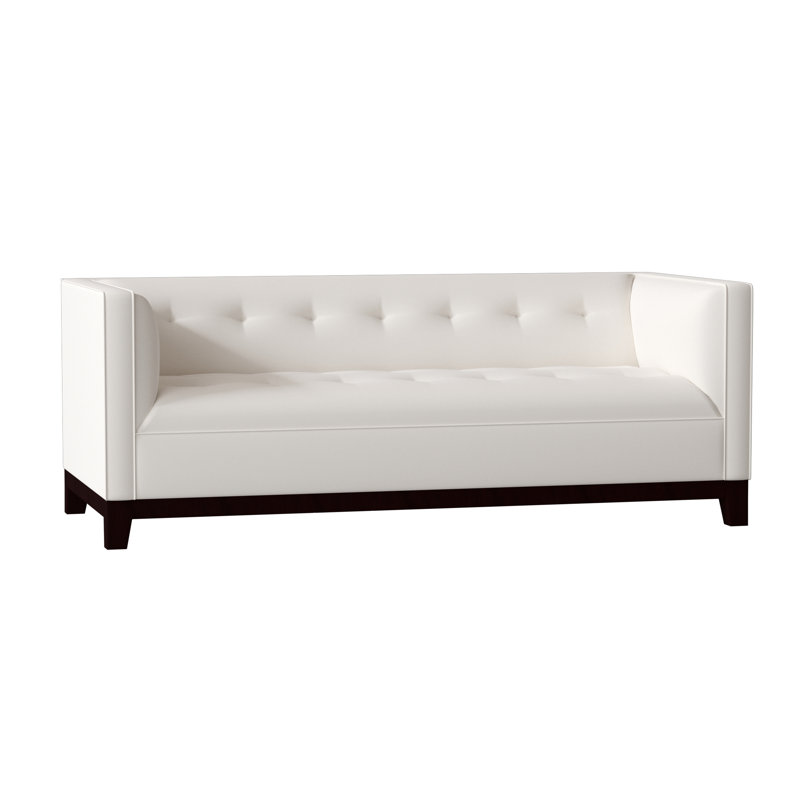 Aldo Upholstered Sofa, Standard, Marlow Plum, Red
