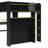 Full Size Loft Bed With Lighted Adjustable Desk, Open Wardrobe, And Bookcase-2070769114