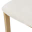 Ensemble de salle à manger 7 pièces, chaises de salle à manger rembourrées sans accoudoirs avec pieds en métal (ensemble de 6) + table de salle à manger en bois (naturel)-366890557
