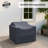 Fritz Swivel Eucalyptus Outdoor Lounge Patio Cover