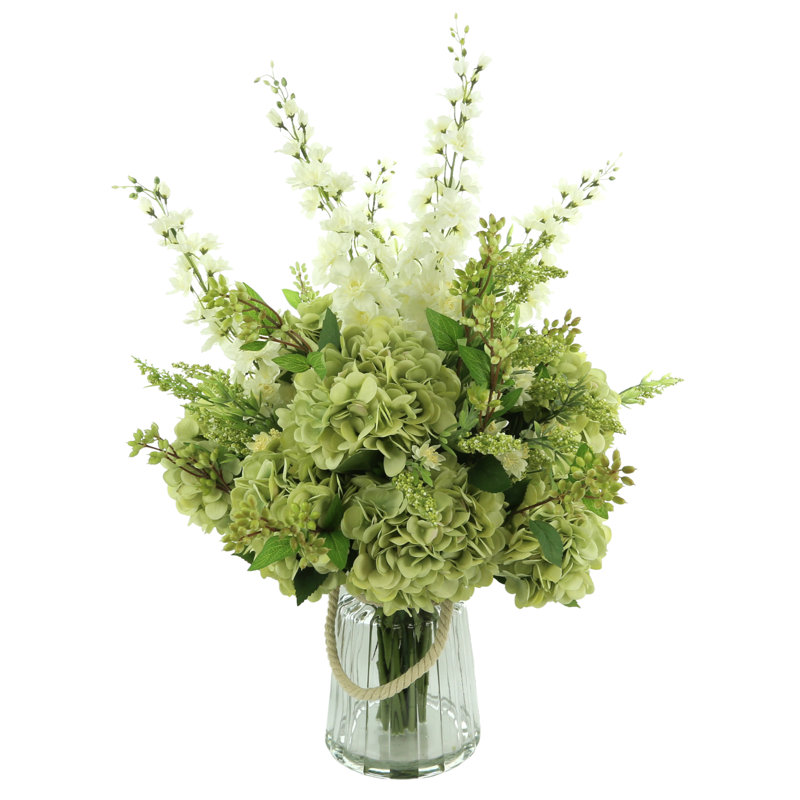 Hydrangea Floral Arrangement in Vase