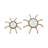 Eduan 2 Pieces Mazu Magnifyers, Gold