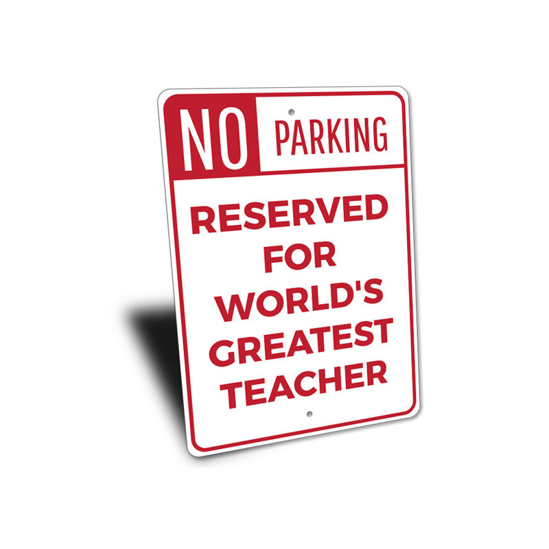 Greatest Teacher, H 10 po x l 14 po x P 0,04 po