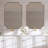 Tariro Contemporary Notched Corner Scalloped Rectangle Bathroom Vanity Mirror | Stainless Steel Frame-2082007518-2082007516