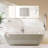 65×21 Inch Full-Length Mirror, Thin Aluminum Alloy Frame With Stand, Can Be Hung Upright Or Against The Wall, Floor-Standing Style For Bedroom/Walk-In Closet, Gold Color,Rectangle-604216534