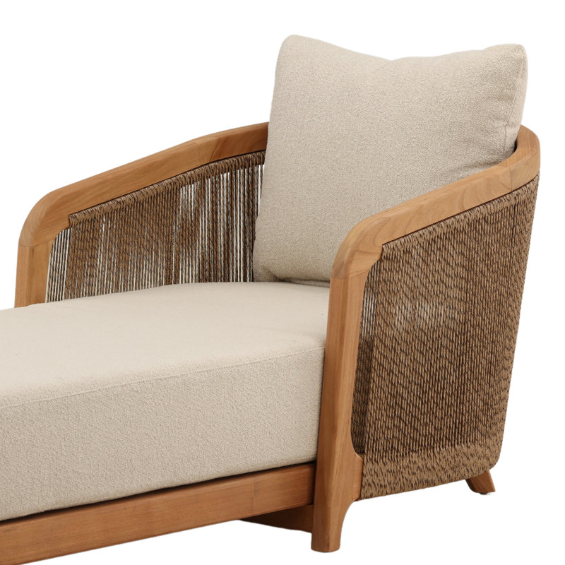 Cian Outdoor Chaise Sand