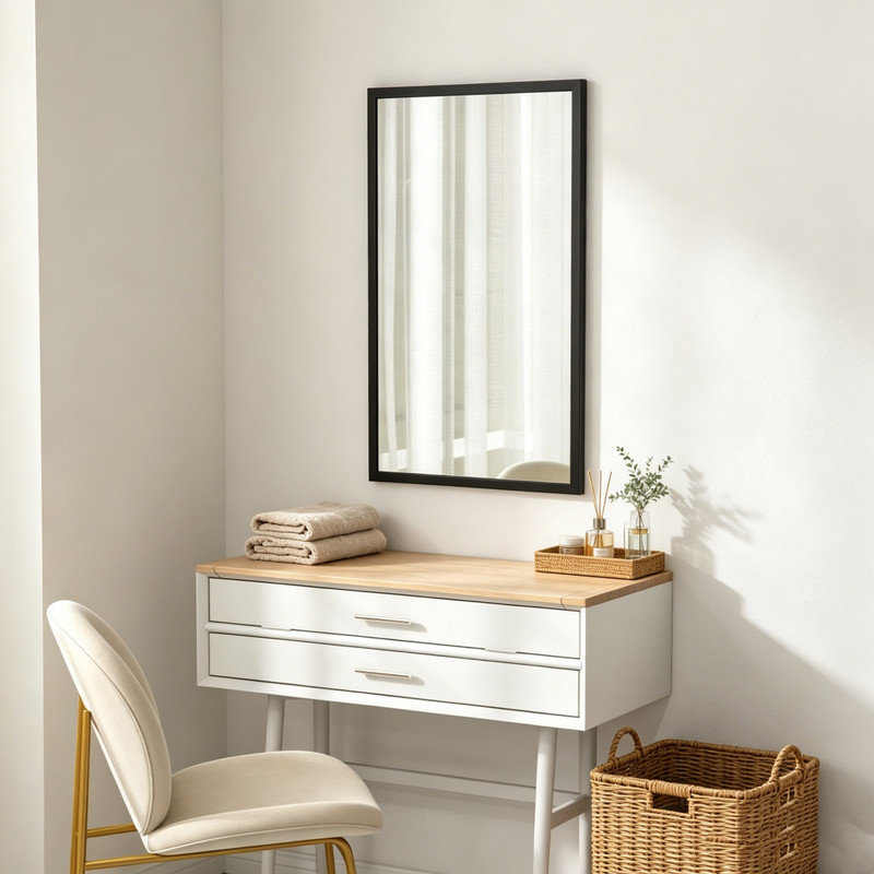 Rectangle Wall Mirror, 60 x 40cm